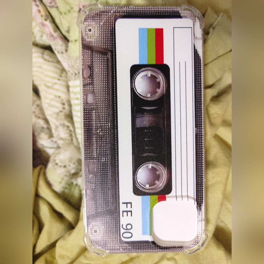 New phone case cassette tape look